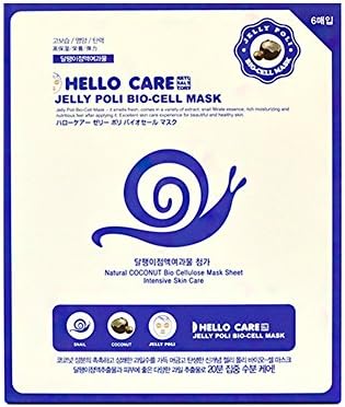 Hello Care Jelly Poli Bio-Cell Mask 25ml x 6 sheets White