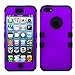 MYBAT IPHONE5HPCTUFFSO012NP Premium TUFF Case for iPhone 5 - 1 Pack - Retail Packaging - Grape/Black