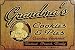 Grandma's Brand Metal Tin Sign: Grandma's Cookies and Pies