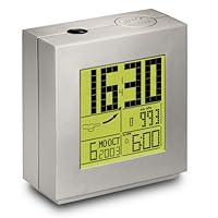 Oregon Scientific-Phillipe Starck Radio-Controlled Clock with Barometer, Visual Small, Yellow