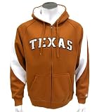 Texas Longhorns Men's Varsity Full Zip Fleece Hoodie