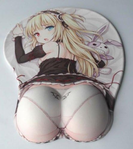Akezone 3D Anime Sexy Computer Mouse Pad with Wrist Rest (12)