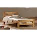 Amelia single 3ft hard wood bed frame in beech finish