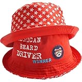 【SEBLES】ベビー 赤ちゃん 男の子 女の子 ユニセックス ハット はっと 帽子 リバーシブル 可愛い 夏 サマー コットン 綿(タイプC,48cm)