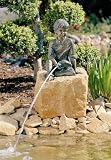 Aquascape Boy Sitting with Duck Spitter # 98539