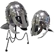Mini Viking Warrior Helmet Desktop Display (fls)