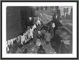 Historic Print (L): (For Child Welfare Exhibit 1912-13.) Housing conditions, Rear of Republican St. Providen