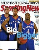 Sporting News March 15 2010 Cole Aldrich & Xavier Henry & Sherron Collins/Kansas Jayhawks on Cover, Tim Tebow and the NFL Draft's Mystery Men, Fantasy Baseball 2010, Steve Nash/Phoenix Suns, Golden Tate/Notre Dame, Justin Verlander/Detroit Tigers