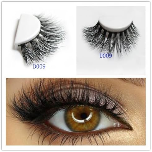 34 Model LUXURY 3D Mink Fur False Eyelashes Extensions 100% Hand Made 1Pair (D009)