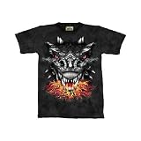 The Mountain Fire Eyes Dragon Face Tee T-shirt