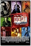 Rent Poster - Movie Flyer 11 X 17 - Broadway Rosario Dawson Taye Diggs Main