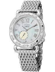 Fendi Selleria Hand-Made Leather Strap Mother-of-Pearl Dial Womens Watch #F81034H