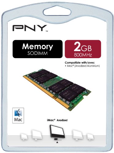 PNY SODIMM DDR2 PC800 (PC6400) 2 GB APPLE Arbeitsspeicher