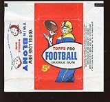 1957 Topps Football 5 Cent Wax Wrapper - NFL Football Cards