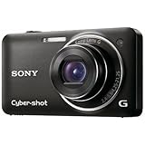 Sony DSC-WX5B Digitalkamera (12 Megapixel, 5-fach opt. Zoom, 7 cm (2,8 Zoll) Display, 3D Schwenkpanorama, Full HD Video) schwarz