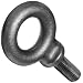 Jergens 18566 Shoulder Eye Bolt with Mill Finish, C-1030 Forged Steel, M20 x 2.5 mm Thread, 6292 lbs Capacity
