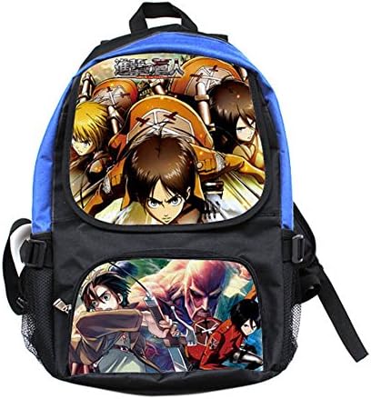 Attack of the Giants Anime Canvas Large Capacity School Backpack