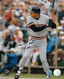 Darrell Evans Detroit Tigers - Action - Autographed 8x10 Photograph with 414 HRs Inscription