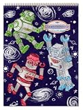 Eeboo Sketchbook: Silver Robots
