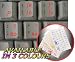 ITALIAN KEYBOARD STICKERS WITH RED LETTERING ON TRANSPARENT BACKGROUND