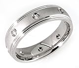 0.25Ct. Round Diamond Wedding Band Ring