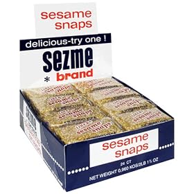 Sezme Sesame Snaps, 1.6-Ounce Bars (Pack of 24) by Sezme