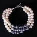 Handmade Two-tone Pearl Bracelet