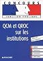 QCM et QROC sur les institutions