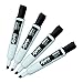 Expo Magnetic Dry Erase Markers with Eraser, Chisel Tip, Black, 4 Count