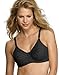 Bali Women's Lace and Smooth Underwire Bra, Black, 36DD