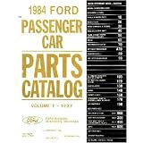 1984 FORD Parts Book List Guide Catalog Manual by Ford