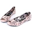 Iron Fist Sugar Hiccup Peep Toe Flat Girls Shoes Blush