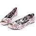 Iron Fist Sugar Hiccup Peep Toe Flat Girls Shoes Blush