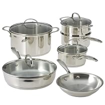 Oneida 10-pc. Stainless Steel Cookware Set