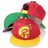 USC Trojans Southern California Red / Gold Plastic Snapback Adjustable Plastic Snap Back Hat / Cap
