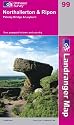 Northallerton and Ripon: Pateley Bridge and Leyburn (Landranger Maps No. 99)