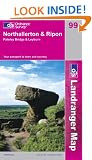Northallerton and Ripon: Pateley Bridge and Leyburn (Landranger Maps No. 99)