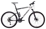 Calvaro Herren MTB Vollgefedert Fahrrad Berber, Magicblack/Polarweiss, 56cm, 56 cm, 26 Zoll, 610236032_
