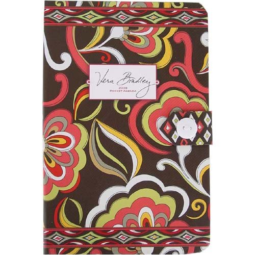 Pocket Daily Agenda ~ Vera Bradley 2009 colorful agenda