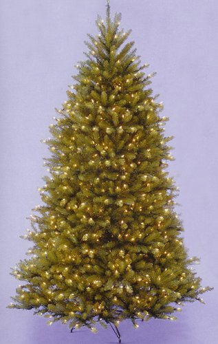 12' Dunhill Fir Pre-Lit Artificial Christmas Tree - Clear Lights