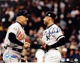 Derek Jeter New York Yankees 8x10 Autographed Photograph with Ripken last game 2001