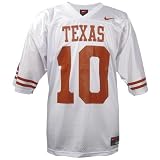 Nike Texas Longhorns #10 White Replica Football Jersey