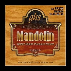 GHS Strings Mandolin Set Medium Bright Bronze
