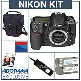 Nikon D300 DX Digital D-SLR Camera - Refurbished by Nikon U.S.A. with 2GB CF Memory Card, Spare EN-EL3e Lithium-Ion Battery, Camera Case, Digital Remote Release, Nikon Understanding Digital Photography with Nikon SLR DVD