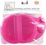 Feeding Pallette with Lid & Thumb Ring, Pink