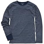 Eddie Bauer(エディー・バウアー) 長袖リバーシブルクルーネックストライプTシャツ