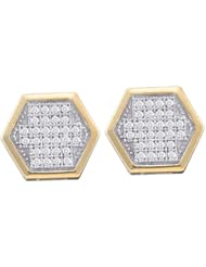 0.20CT-DIA MICRO-PAVE EARRINGS