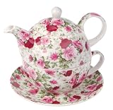 Review Maxwell & Williams  / Chintz Bone China Tea for One Rose Bud