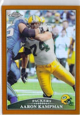 2009 Topps Chrome Copper Refractor Aaron Kampman Green Bay Packers #TC99 Football Card