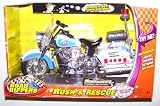Road Rippers Rush & Rescue Police Motorcycle Lights Sounds Actions